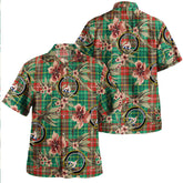 Clan Muirhead Modern Tartan Crest Badge Aloha Hawaiian Shirt Tropical Old Style VH61 Muirhead Modern Tartan Tartan Today