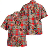 Clan Moubray Tartan Crest Badge Aloha Hawaiian Shirt Tropical Old Style HF41 Moubray Tartan Tartan Today