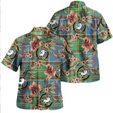 Clan Colville District Tartan Crest Badge Aloha Hawaiian Shirt Tropical Old Style KY48 Colville District Tartan Tartan Today