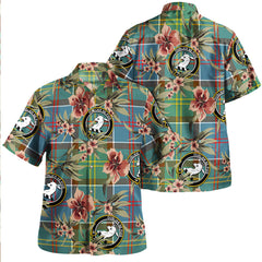 Clan Colville District Tartan Crest Badge Aloha Hawaiian Shirt Tropical Old Style KY48 Colville District Tartan Tartan Today