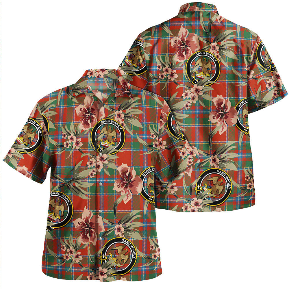 Drummond of Perth Ancient Tartan Clan Crest Badge Aloha Hawaiian Shirt Tropical Old Style CZ97 Drummond of Perth Ancient Tartan Tartan Today