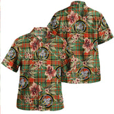 Dalrymple of Castleton #2 Modern Tartan Clan Crest Badge Aloha Hawaiian Shirt Tropical Old Style JY34 Dalrymple of Castleton #2 Modern Tartan Tartan Today