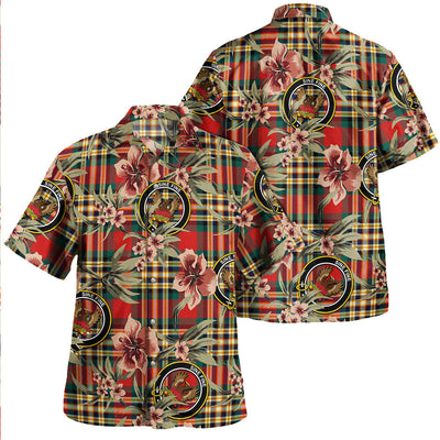 Clan MacGill Modern Tartan Crest Badge Aloha Hawaiian Shirt Tropical Old Style