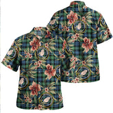 Clan Lamont (MacLamont) Ancient Tartan Crest Badge Aloha Hawaiian Shirt Tropical Old Style ME47 Lamont (MacLamont) Ancient Tartan Tartan Today