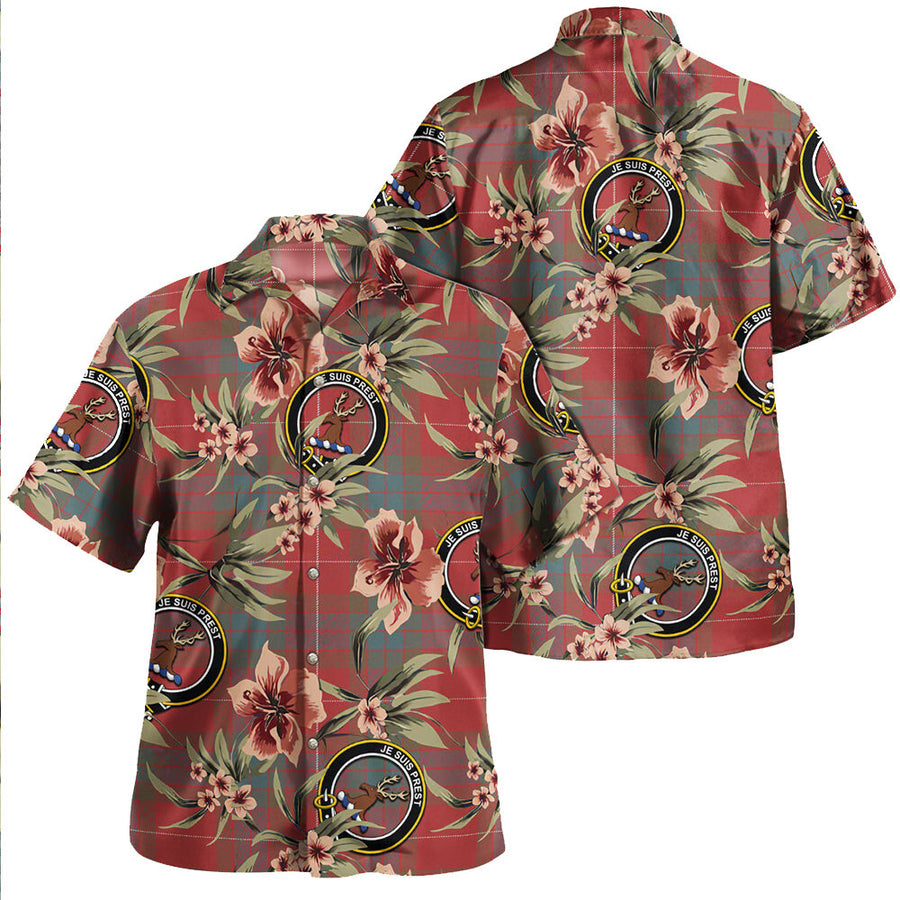 Fraser Weathered Tartan Clan Crest Badge Aloha Hawaiian Shirt Tropical Old Style WM72 Fraser Weathered Tartan Tartan Today