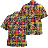 Dewar Tartan Clan Crest Badge Aloha Hawaiian Shirt Tropical Old Style GA74 Dewar Tartan Tartan Today