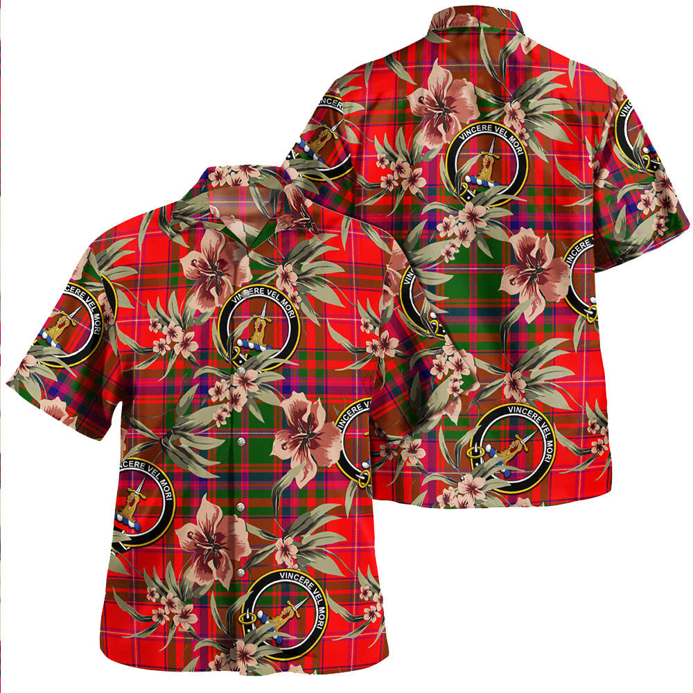 Clan MacDowall Tartan Crest Badge Aloha Hawaiian Shirt Tropical Old Style GE57 MacDowall Tartan Tartan Today