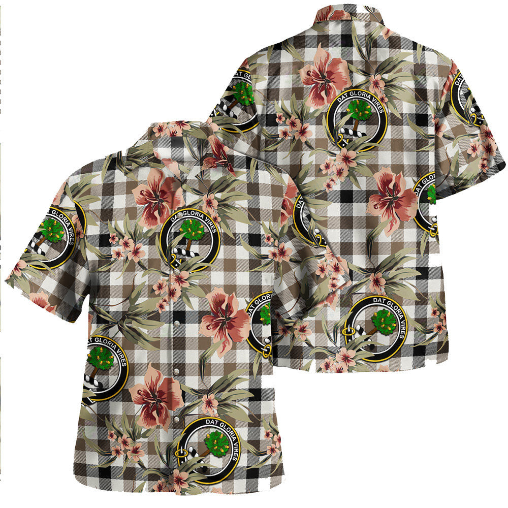 Clan Hogg Ancient Tartan Crest Badge Aloha Hawaiian Shirt Tropical Old Style OY58 Hogg Ancient Tartan Tartan Today