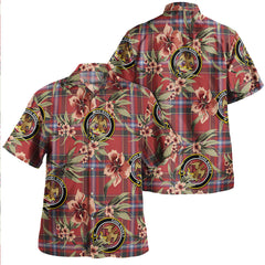 Clan Drummond of Fingask Weathered Tartan Crest Badge Aloha Hawaiian Shirt Tropical Old Style KP32 Drummond of Fingask Weathered Tartan Tartan Today