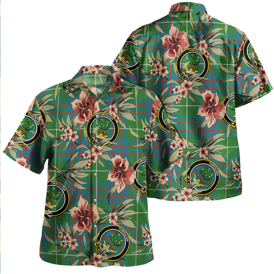 Clan Hamilton of Clayton Ancient Tartan Crest Badge Aloha Hawaiian Shirt Tropical Old Style EQ59 Hamilton of Clayton Ancient Tartan Tartan Today