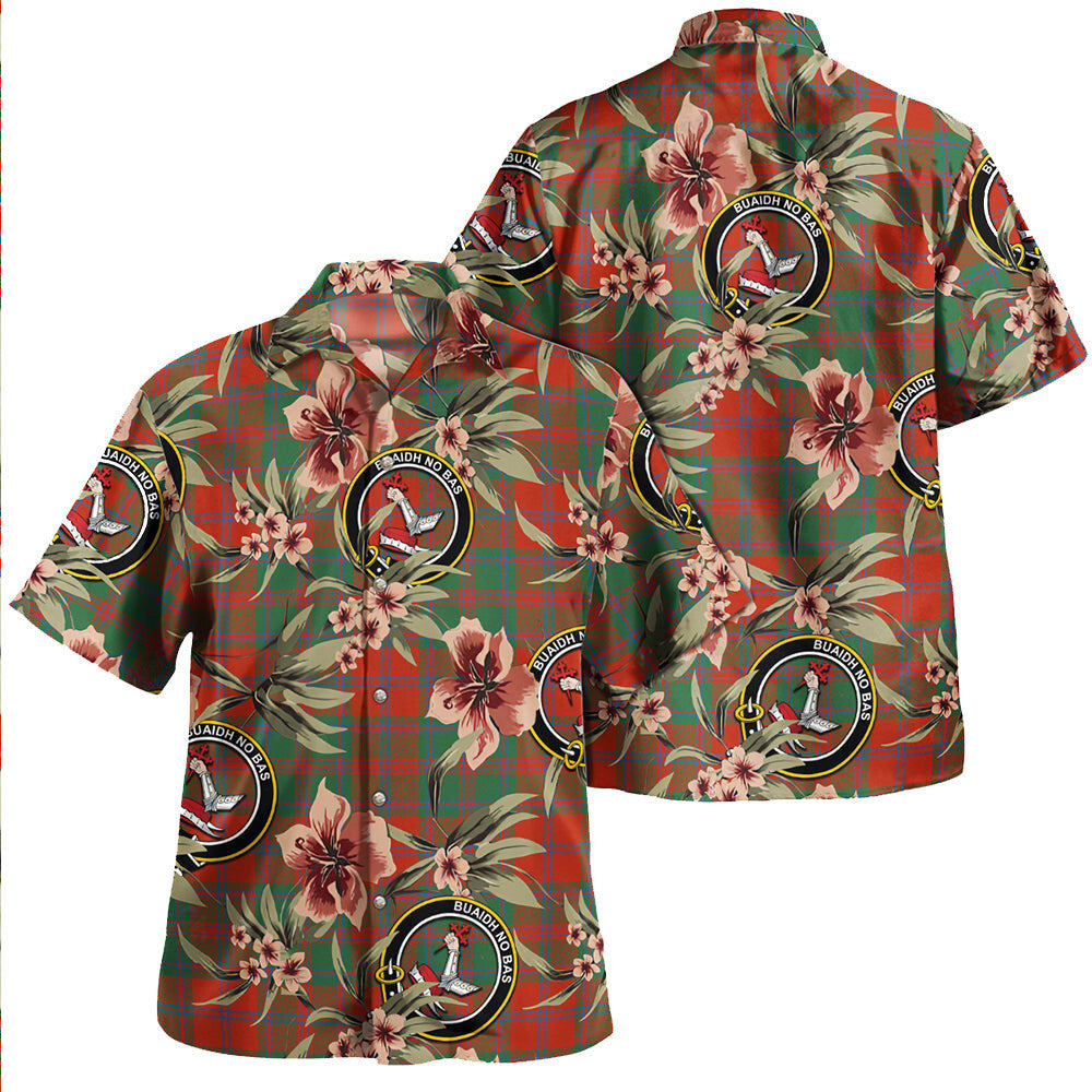 Clan MacDougall (Clans Originaux) Ancient Tartan Crest Badge Aloha Hawaiian Shirt Tropical Old Style OW96 MacDougall (Clans Originaux) Ancient Tartan Tartan Today