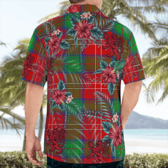 Clan Chisholm Tartan Scottish Lion Hawaiian Shirt KE74 Chisholm Tartan Tartan Hawaii Shirt