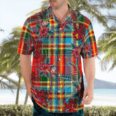 Clan Chattan Tartan Scottish Lion Hawaiian Shirt ZK99 Chattan Tartan Tartan Hawaii Shirt
