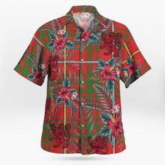Clan Carruthers Tartan Scottish Lion Hawaiian Shirt DS50 Carruthers Tartan Tartan Hawaii Shirt