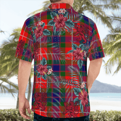 Clan Fraser Lovat Modern Tartan Scottish Lion Hawaiian Shirt YN11 Fraser Lovat Modern Tartan Tartan Hawaii Shirt