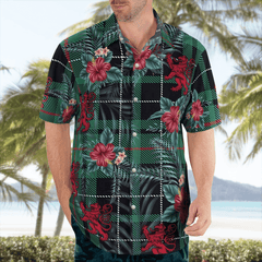 Clan MacAulay Hunting Ancient Tartan Scottish Lion Hawaiian Shirt UZ63 MacAulay Hunting Ancient Tartan Tartan Hawaii Shirt