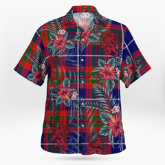 Clan Edinburgh District Tartan Scottish Lion Hawaiian Shirt AF40 Edinburgh District Tartan Tartan Hawaii Shirt