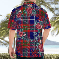 Clan Edinburgh District Tartan Scottish Lion Hawaiian Shirt AF40 Edinburgh District Tartan Tartan Hawaii Shirt