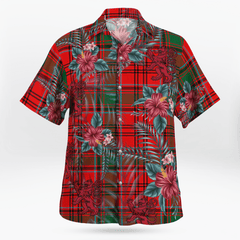 Clan Heron Tartan Scottish Lion Hawaiian Shirt ZO25 Heron Tartan Tartan Hawaii Shirt