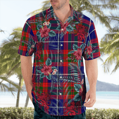 Clan Edinburgh District Tartan Scottish Lion Hawaiian Shirt AF40 Edinburgh District Tartan Tartan Hawaii Shirt