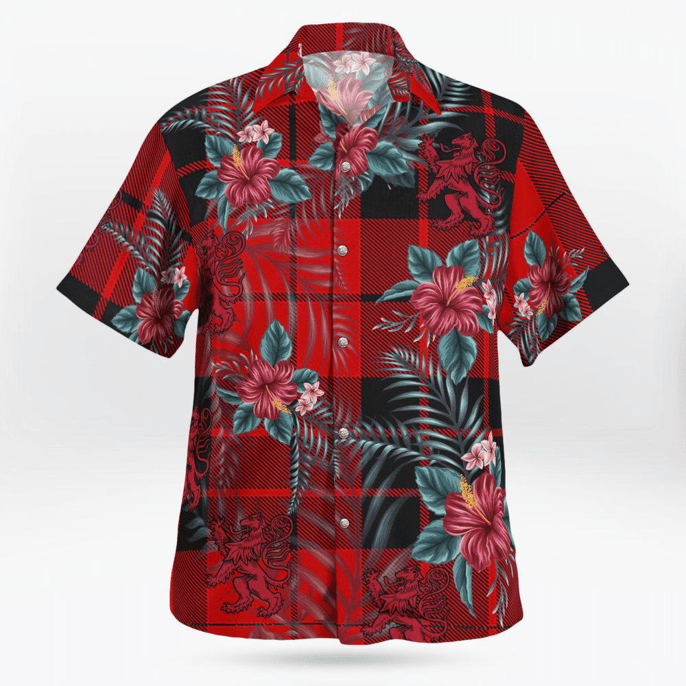 Clan MacLeod of Raasay Tartan Scottish Lion Hawaiian Shirt UU56 MacLeod of Raasay Tartan Tartan Hawaii Shirt