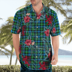 Clan Lammie Tartan Scottish Lion Hawaiian Shirt CD96 Lammie Tartan Tartan Hawaii Shirt