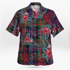 Clan MacDonald Modern Tartan Scottish Lion Hawaiian Shirt DT99 MacDonald Modern Tartan Tartan Hawaii Shirt