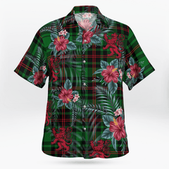 Clan Clan Beveridge Tartan Scottish Lion Hawaiian Shirt HH61 Beveridge Tartan Tartan Hawaii Shirt