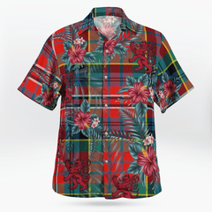 Clan MacPherson Ancient Tartan Scottish Lion Hawaiian Shirt NJ23 MacPherson Ancient Tartan Tartan Hawaii Shirt