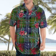 Clan Fergusson Modern Tartan Scottish Lion Hawaiian Shirt PM97 Fergusson Modern Tartan Tartan Hawaii Shirt