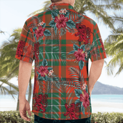 Clan MacAulay Ancient Tartan Scottish Lion Hawaiian Shirt YB33 MacAulay Ancient Tartan Tartan Hawaii Shirt