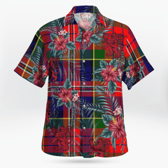 Clan MacPherson Modern Tartan Scottish Lion Hawaiian Shirt ZV67 MacPherson Modern Tartan Tartan Hawaii Shirt