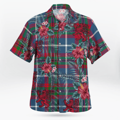 Clan Dalmahoy Tartan Scottish Lion Hawaiian Shirt EK92 Dalmahoy Tartan Tartan Hawaii Shirt