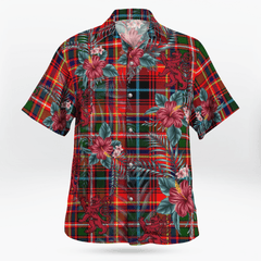 Clan Innes Modern Tartan Scottish Lion Hawaiian Shirt VO57 Innes Modern Tartan Tartan Hawaii Shirt
