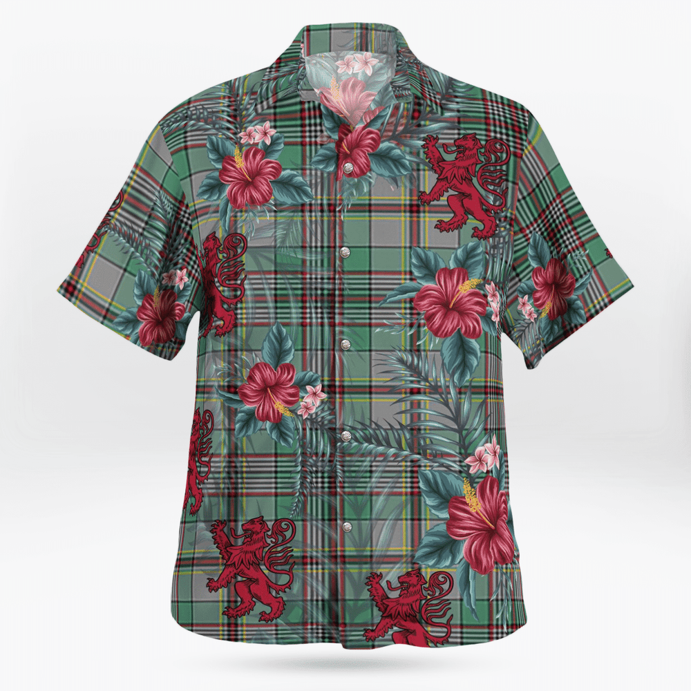 Clan Craig Tartan Scottish Lion Hawaiian Shirt UV54 Craig Tartan Tartan Hawaii Shirt