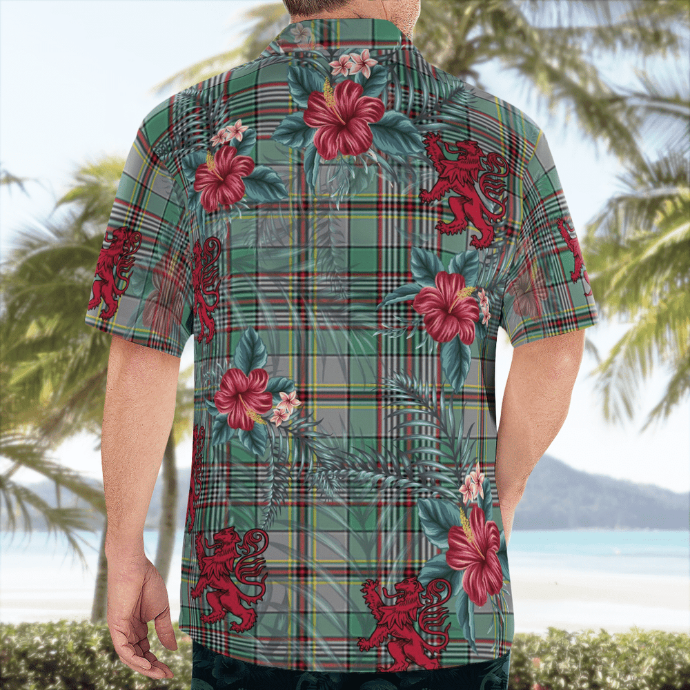 Clan Craig Tartan Scottish Lion Hawaiian Shirt UV54 Craig Tartan Tartan Hawaii Shirt