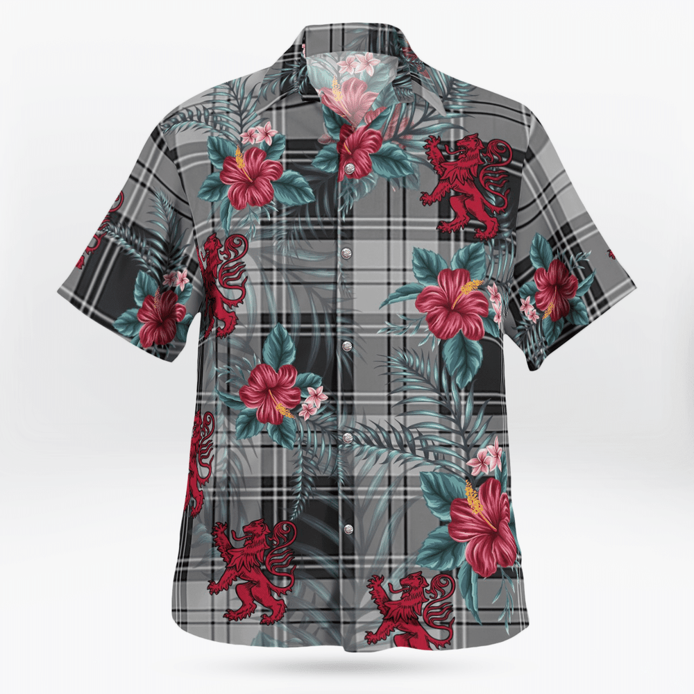 Clan Glen Tartan Scottish Lion Hawaiian Shirt MY13 Glen Tartan Tartan Hawaii Shirt