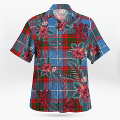 Clan Pentland (Edinburgh) Tartan Scottish Lion Hawaiian Shirt QT99 Pentland (Edinburgh) Tartan Tartan Hawaii Shirt