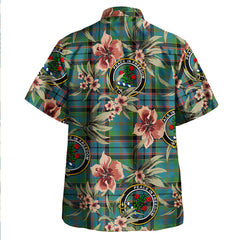 Clan Stinson (StephensonStevenson) Ancient Tartan Crest Badge Aloha Hawaiian Shirt Tropical Old Style XB93 Stinson (StephensonStevenson) Ancient Tartan Tartan Today