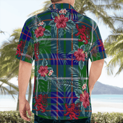 Clan MacIntyre Hunting Modern Tartan Scottish Lion Hawaiian Shirt KG90 MacIntyre Hunting Modern Tartan Tartan Hawaii Shirt
