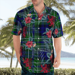 Clan MacNeil (of Colonsay) Tartan Scottish Lion Hawaiian Shirt AH18 MacNeil (of Colonsay) Tartan Tartan Hawaii Shirt