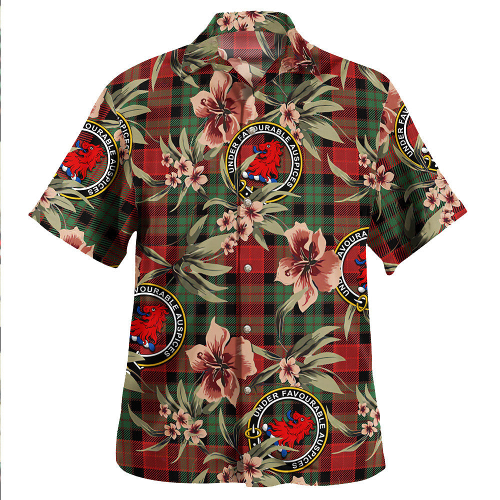 Clan Murdoch Modern Tartan Crest Badge Aloha Hawaiian Shirt Tropical Old Style TY52 Murdoch Modern Tartan Tartan Today