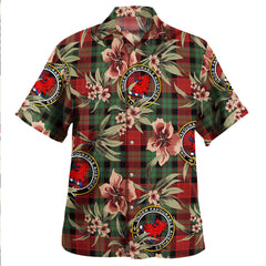 Clan Murdoch Modern Tartan Crest Badge Aloha Hawaiian Shirt Tropical Old Style TY52 Murdoch Modern Tartan Tartan Today