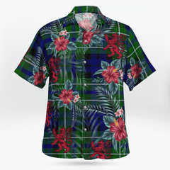 Clan MacNeil (of Colonsay) Tartan Scottish Lion Hawaiian Shirt AH18 MacNeil (of Colonsay) Tartan Tartan Hawaii Shirt