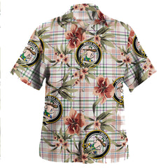 Clan Shaw Women's Dress Ancient Tartan Crest Badge Aloha Hawaiian Shirt Tropical Old Style FR42 Shaw Women's Dress Ancient Tartan Tartan Today