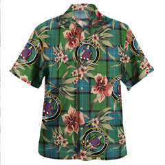 Clan Storrie Ancient Tartan Crest Badge Aloha Hawaiian Shirt Tropical Old Style YF18 Storrie Ancient Tartan Tartan Today
