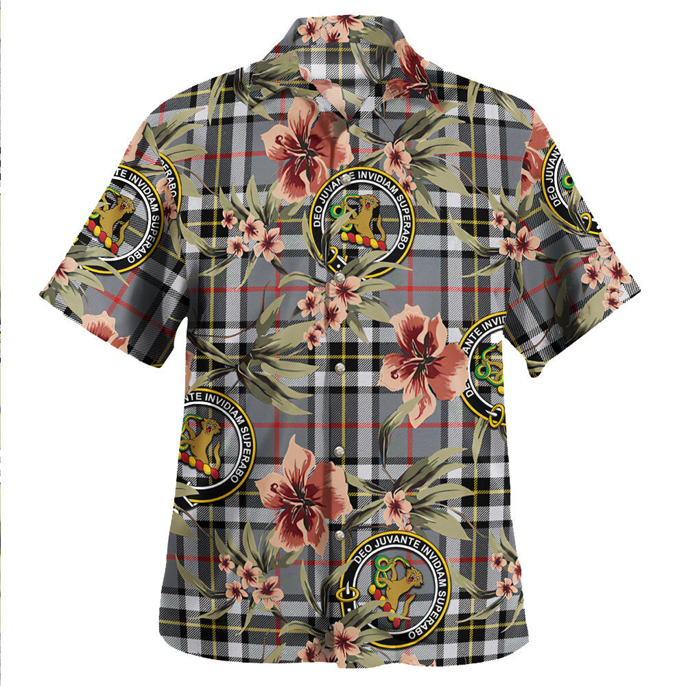 Clan Thomson Grey (MacThomasThompson Grey) Ancient Tartan Crest Badge Aloha Hawaiian Shirt Tropical Old Style DB76 Thomson Grey (MacThomasThompson Grey) Ancient Tartan Tartan Today
