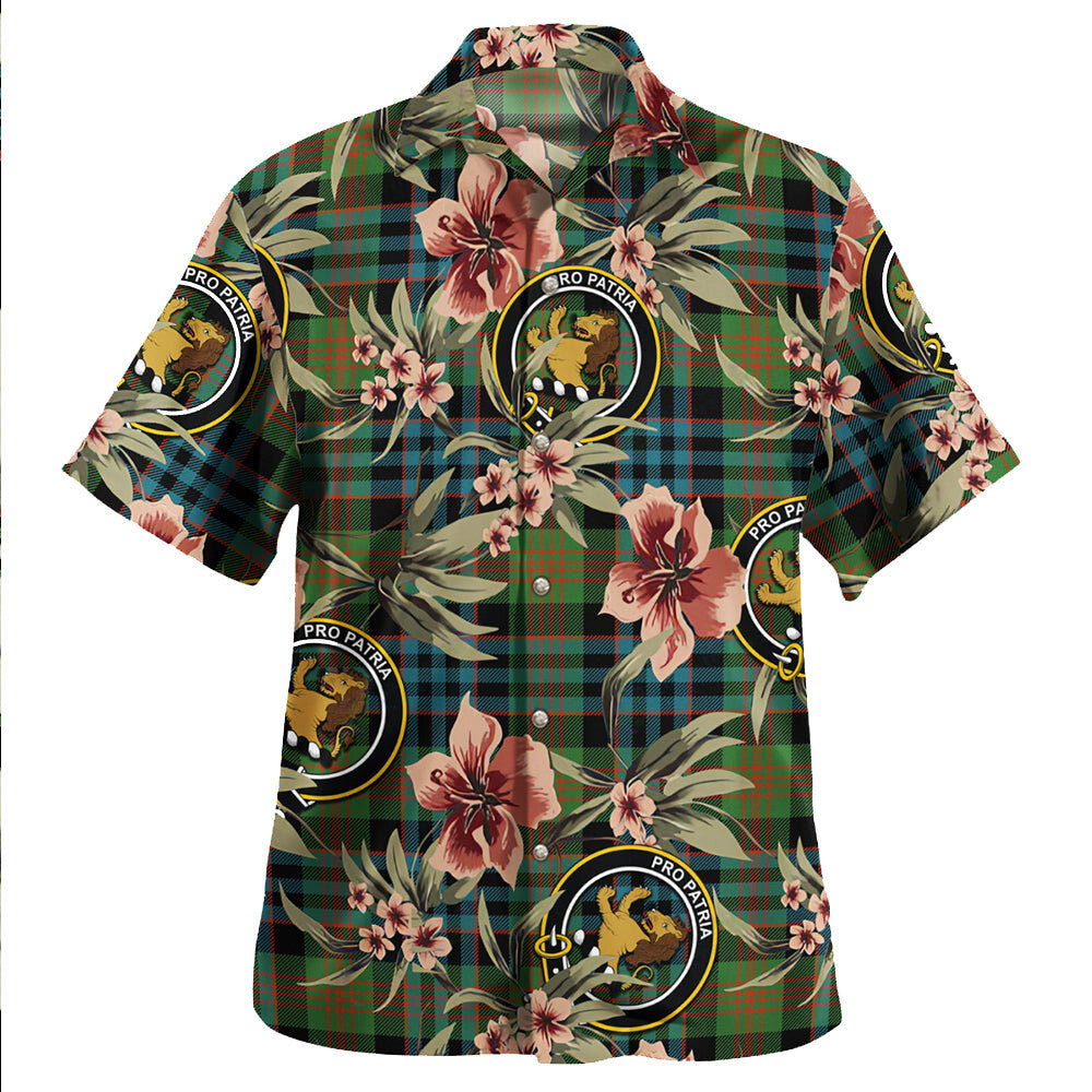 Clan Newlands (Walker Newlands) Ancient Tartan Crest Badge Aloha Hawaiian Shirt Tropical Old Style SU40 Newlands (Walker Newlands) Ancient Tartan Tartan Today