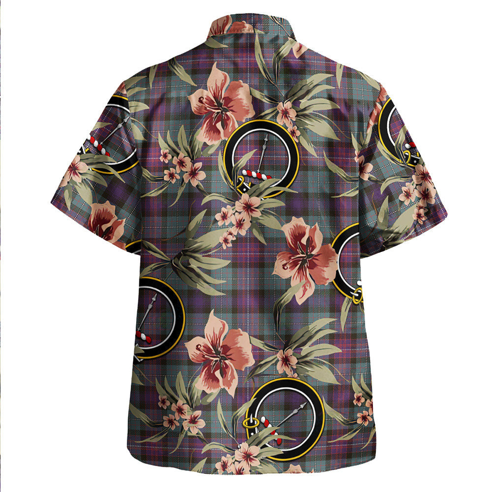 Clan Rankin (Dalgliesh) Weathered Tartan Crest Badge Aloha Hawaiian Shirt Tropical Old Style NI82 Rankin (Dalgliesh) Weathered Tartan Tartan Today