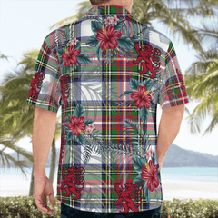 Clan Stewart Dress Modern Tartan Scottish Lion Hawaiian Shirt IJ77 Stewart Dress Modern Tartan Tartan Hawaii Shirt